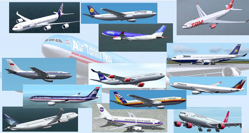 Fs2002 Airbus Widebodies For Ai