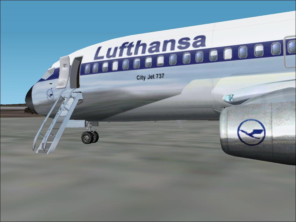 Fs2002 Lufthansa Boeing 737-200 Fs2002 Lufthansa Polished And Shining Textures For Yeodesi