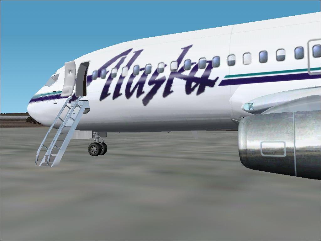 Fs2002 Alaska Airlines Boeing 737-200 Fs2002 Alaska Airlines Shining Textures For Yeodesig