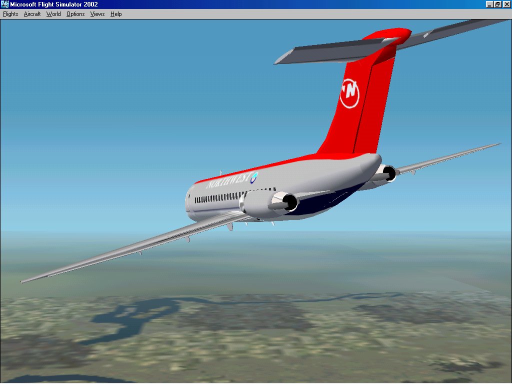 Fs2002 Dc-9-10 Series In Northwest Colors