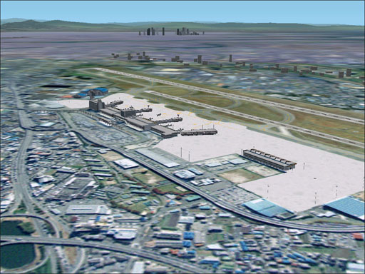 Fs2002 Scenery Osaka (Itami) Intl Airport (Rjoo) Osaka Japan — 1