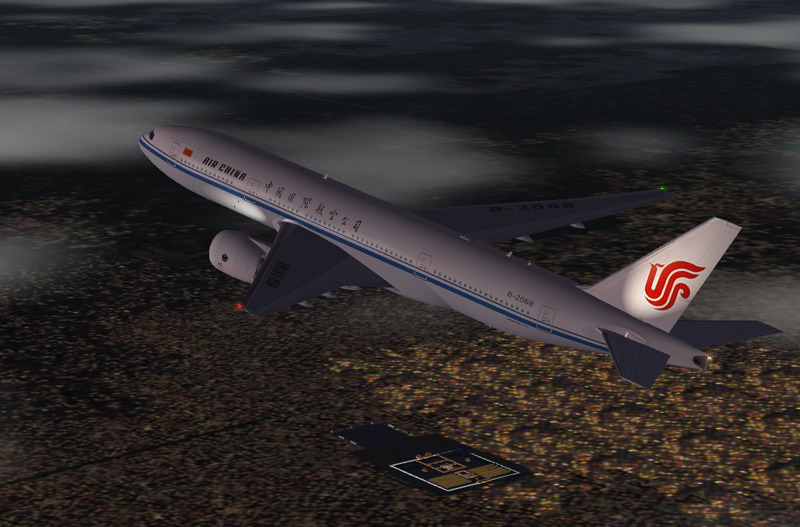 Meljet Boeing 777-200Er For Fs2002 Air China B-2068 This Aircraft Is Made By Meljet(Http:/