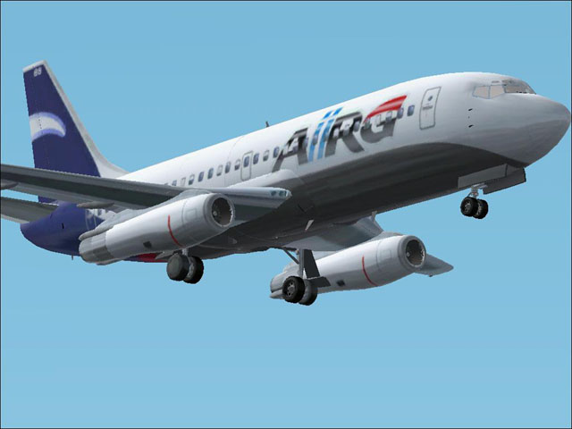 Fs2002 Boeing 737-200 Airg Linea Privada — 1