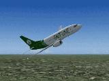 Tsutomu Urakawas Boeing 737-700 In Eastline Livery With Two Aircraft; Regular Wings, And W