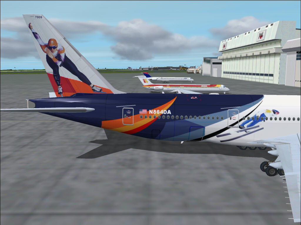 Boeing 777-200Er Aircraft Textures Repaint The Delta "Soaring Spirit" By Tom Harlaar — 1