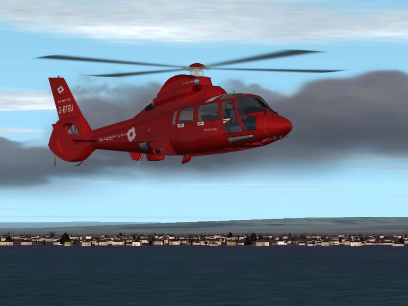 Fs2002 Eurocopter As365N2 Dauphin For Fs2002 Version 1.21 Bond Helicopters A Gmax Model Wi