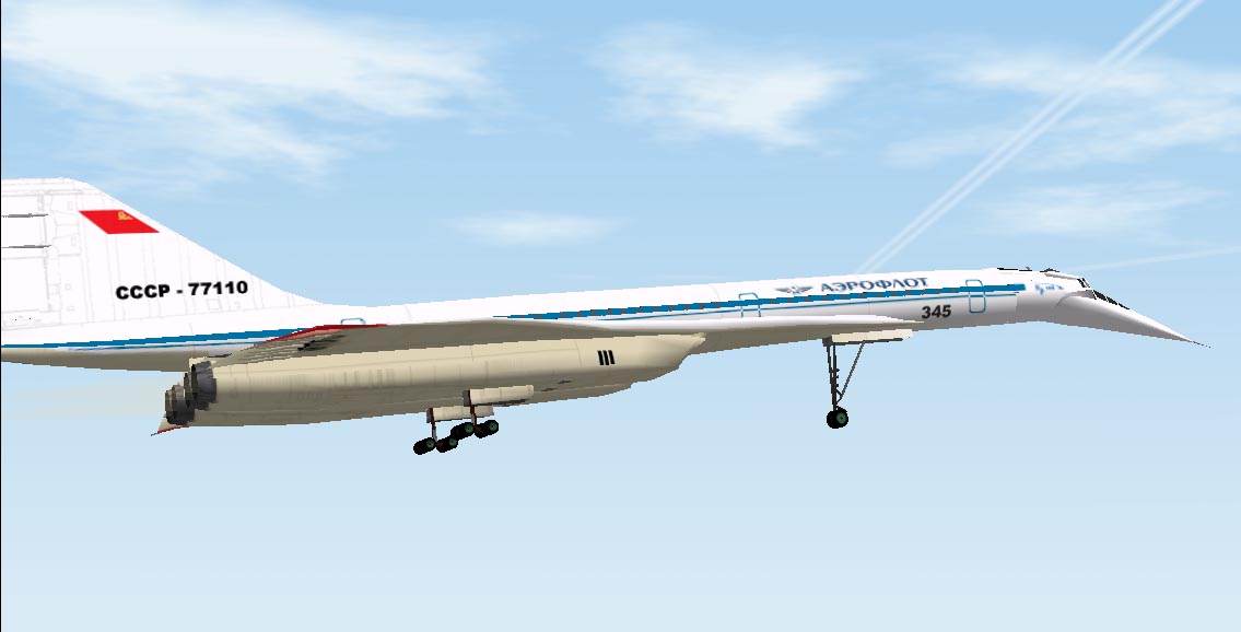 Tupolev Tu-144S For Fs2002 And Fs2000