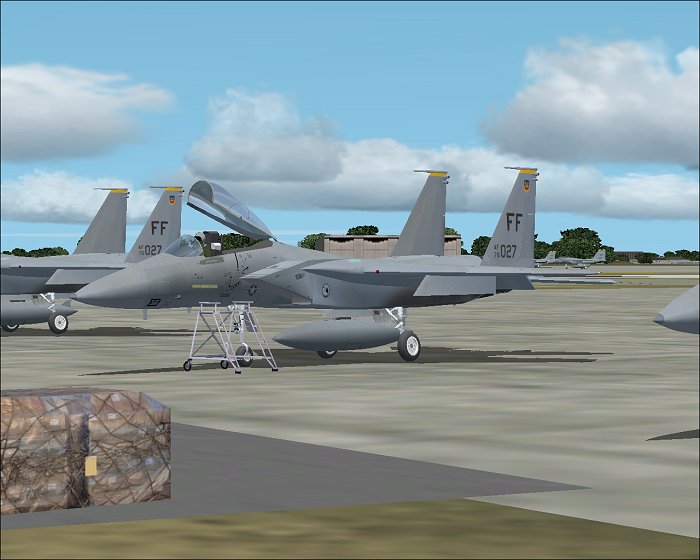 Fs2002 Gmax F-15C Eagle 27Th Fs Usaf Aircraft By Kimitaka Nishida Textures Repaint By John