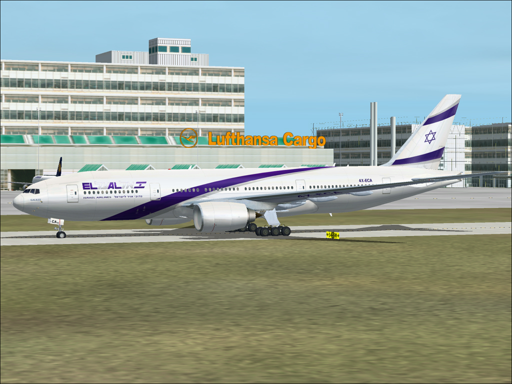 Fs2002 Aircrafts El Al 777-258Er Pro Package Fs2002 El Al Boeing 777-258Er, Includes All E