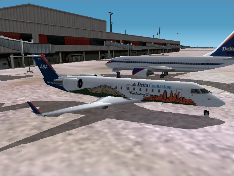 Flightsim Fs2004/Fs98 Asa Delta Connection Bombardier
