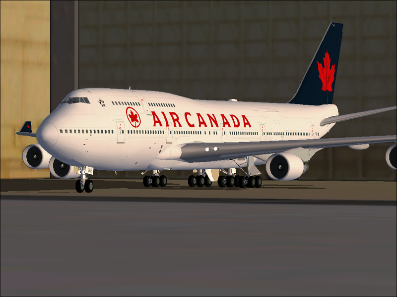 Fs2002 Air Canada 747-400 Combi C-Gagm, Original By Project Opensky (Posky), Repainted By