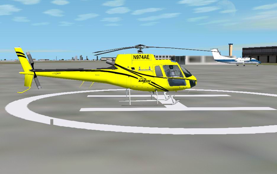 This Is A Textures Repaint Of Frans Vrankens As-350 A-Star In The Repainted Livery Of Air