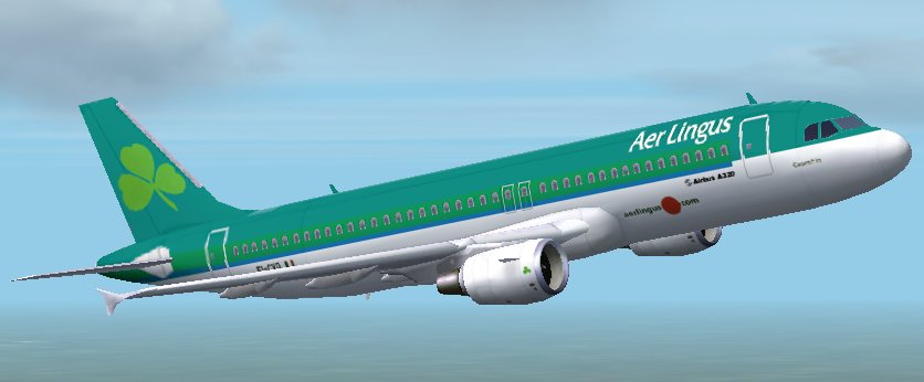 Fs2002 Airbus A320/A321 Aer Lingus Frame Rate Friendly Gmax Models By Fspainter With Fds B