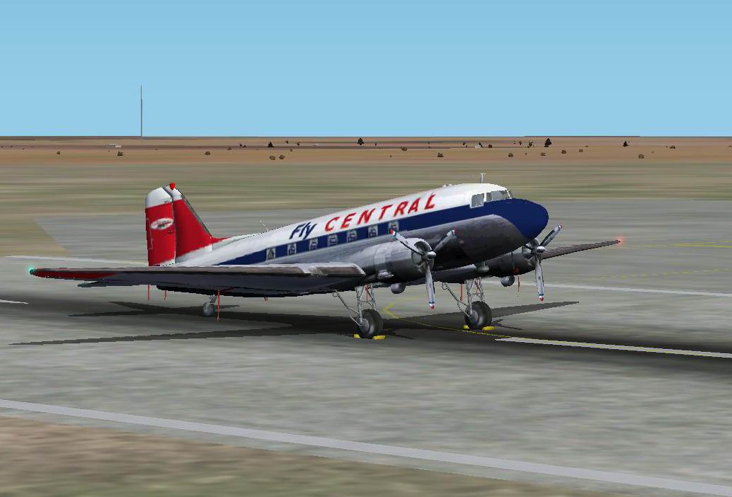 Fs2002 Douglas Dc-3 Dakota Ph-Ddz Of The Dutch Dakota Association By Jan Visser, Roy Chaff — 1