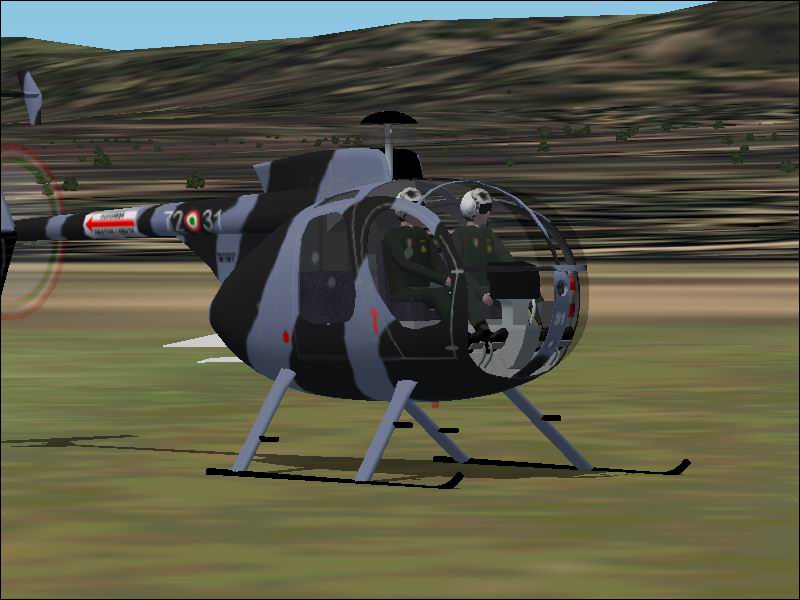 Fs2002 Breda-Nardi (Hughes) Nh-500E Repainted In Italian Air Force 72° Stormo Helicopter F — 1