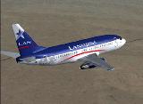 Fs2002/04 Lan Express The Brandnew Flightfx/Sgair Boeing 737-230 It Features The Latest Re