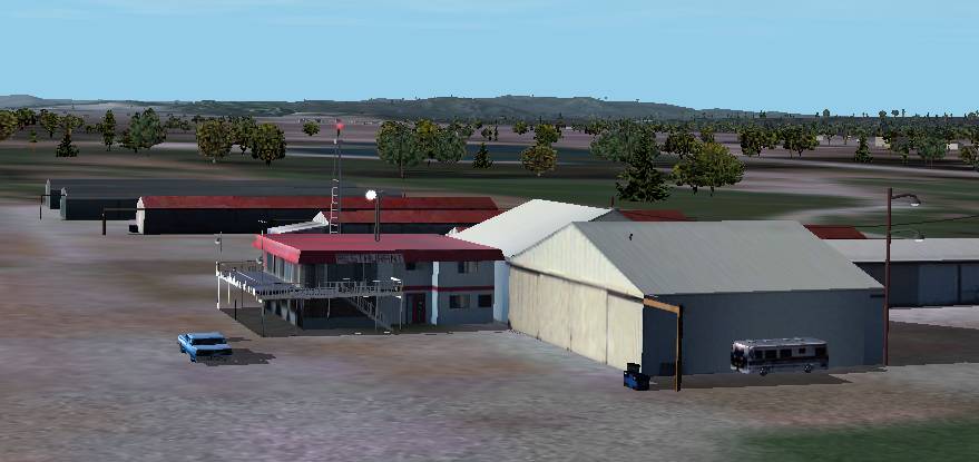 Fs2002 Scenery - Elma Municipal Airport Is Located 20 Miles East Of Bowerman Field In Wash