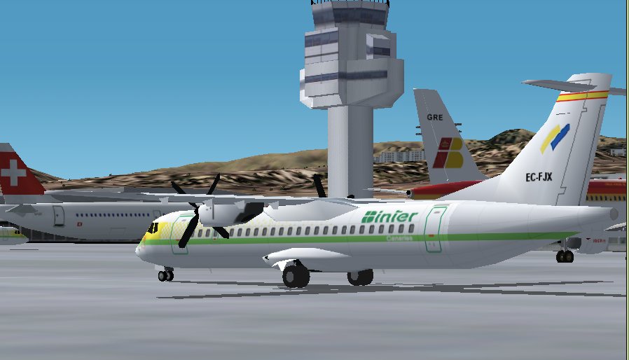 Fs2002 Atr-72-500 - Binter Canarias - New Logo Domestic Airline Canary Islands Based On Jo — 1