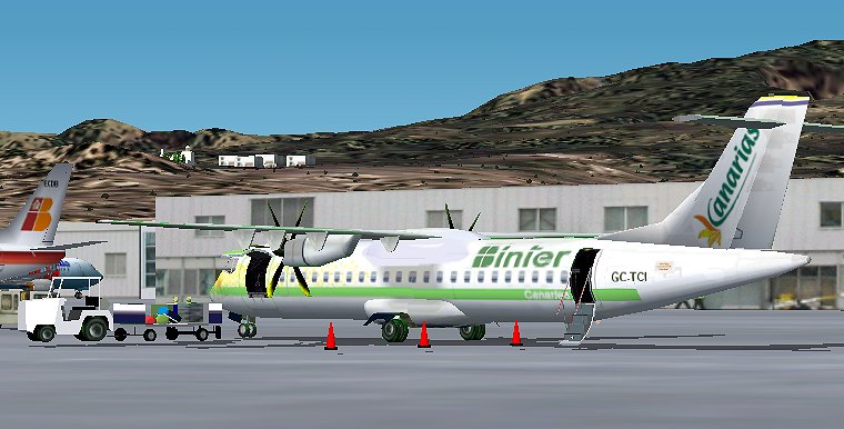 Fs2002 Atr-72-500 - Binter Canarias - New Logo Domestic Airline Canary Islands Based On Jo