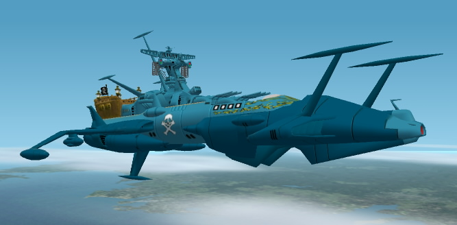 Fs2002 Space Battle Ship Arcadia