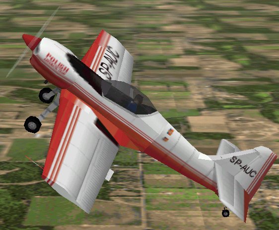 Fs98 Zlin Z-50Ls,Registration Sp-Auc In Its 90S Livery