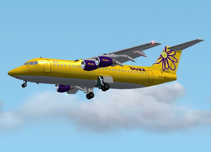 Fs2002 Bae 146-300 Version 5.0 Textures Exclusively For Jon Murchison 146-300 Model In Buz