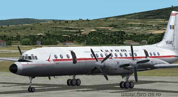 Fs2002 Tarom Ilyushin Il-18V Tarom (Romanian Air Transport) Used 14 Il-18 Planes In Its Fl