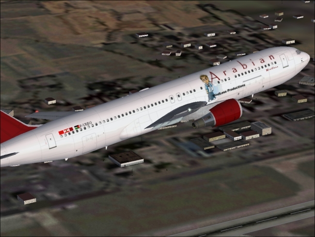 Fs2002 Boeing 767-300Er Arabian Airlines F-Yreg This Aircraft Is A Representation Of Arabi
