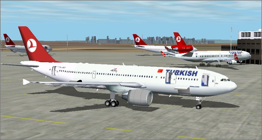 Fs2002 Turkish Airlines A300-600R