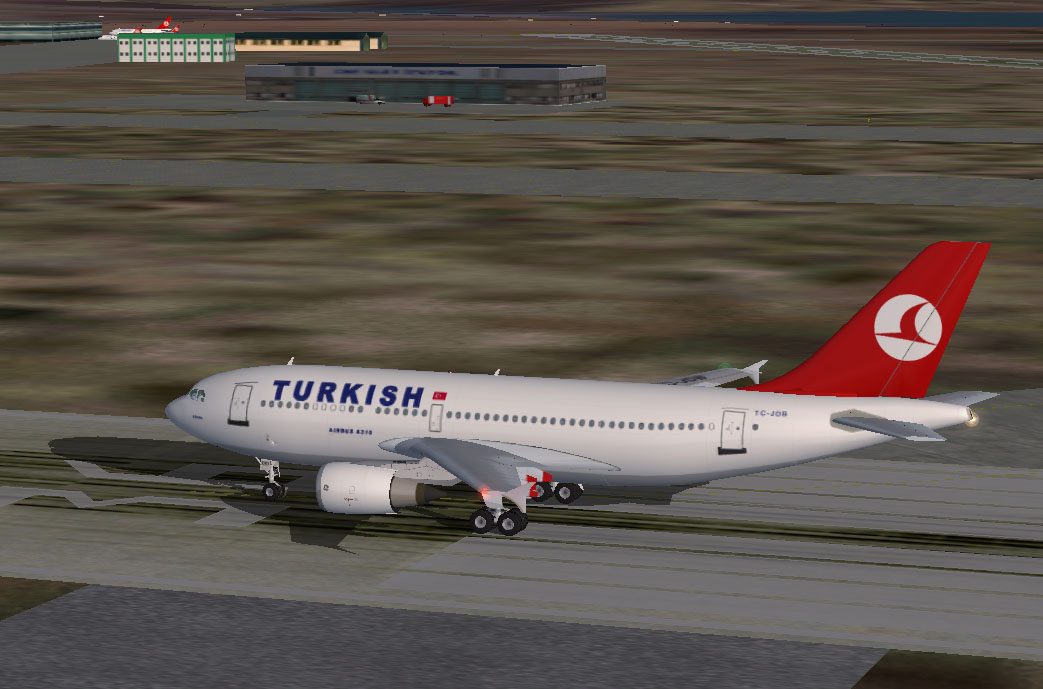Fs2002 Turkish Airlines Airbus A310-304 Textures Repaint Of Harald Nehrings A310-304 In Tu
