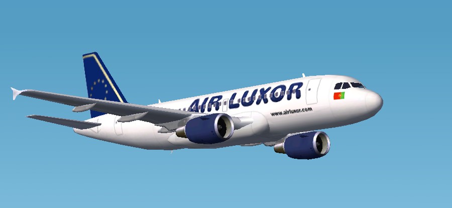 Fs2002 Airbus A319 Air Luxor Frame Rate Friendly Gmax Model By Fspainter With Fds By Mr Hi