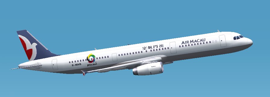 Fs2002 Airbus A319/A320/A321 Air Macau Three Frame Rate Friendly Gmax Models By Fspainter