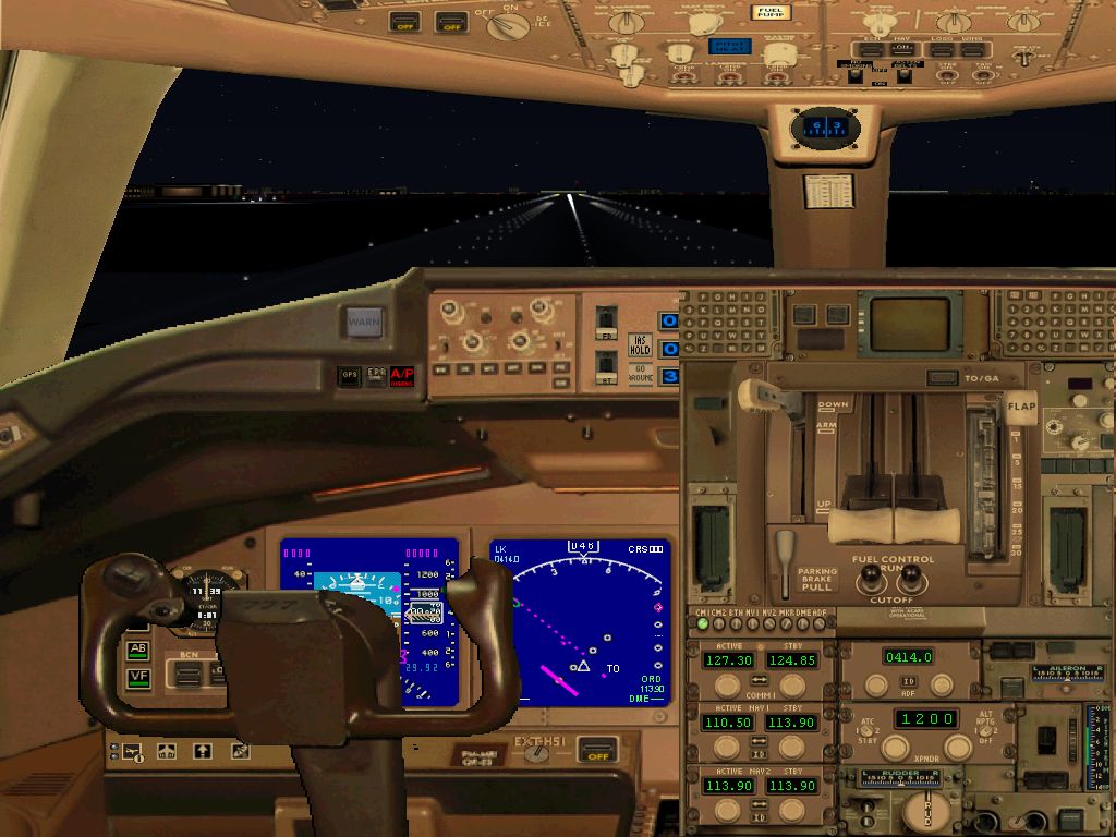 Fs2002 Photoreal Boeing 777-300 Panel With All Visuals And Real Digital Indicators