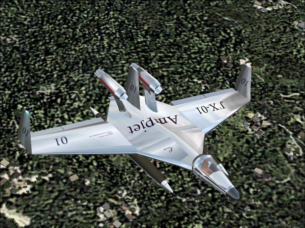 Fs2002 Aircraft Ampjet Amphibious Jet Beta By John Fay Beta Version Of A New Style Amphibi
