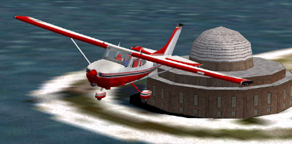 This Is A Textures Repaint Of The Stock Fs2002 C182S (The Green And White Didnt Agree With