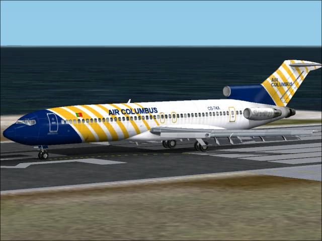 Boeing 727-200 Air Columbus (1990S Sjb) By Captain Sim Www.captainsim.com - Air Columbus B — 1