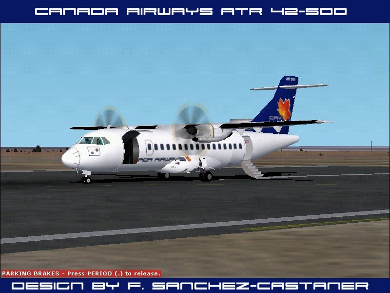 Atr 41-500 Canada Airways Virtual By Martin Provost