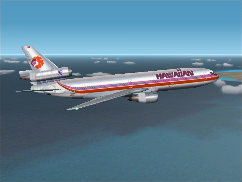Silver Hawaiian Dc-10-30-Er For Fs2002
