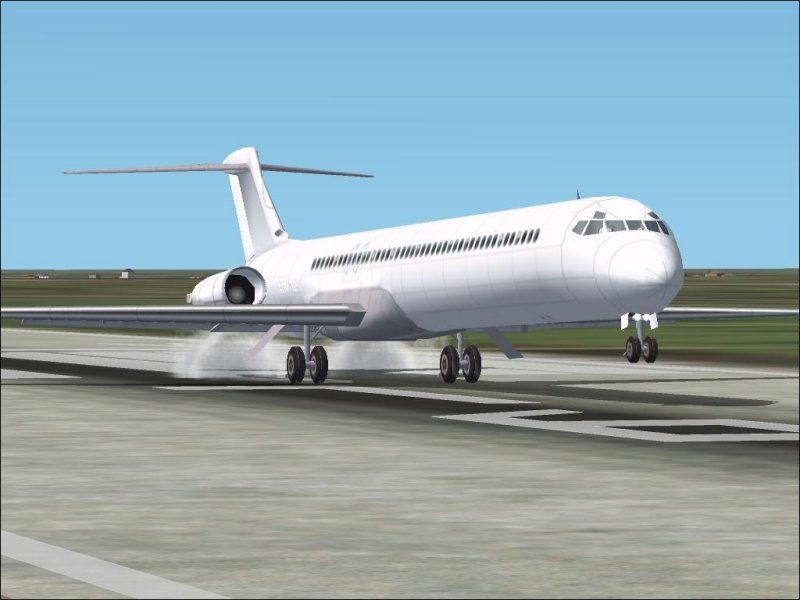 Fs2002 Blank Mcdonnell Douglas Md-83 Blank Mcdonnell Douglas Md-83.Blank White For Simple