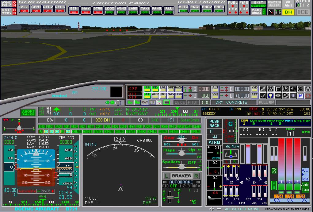Generic Advanced Panel For 2, 3 And 4 Engines For Heavy Jets By Guy De Smet And Nick Pike — 1