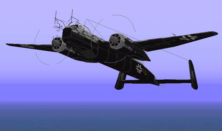 For Cfs: Texture Textures Repaint Of The Nighthunter Heinkel He-219 Uhu (Original From: Te — 1