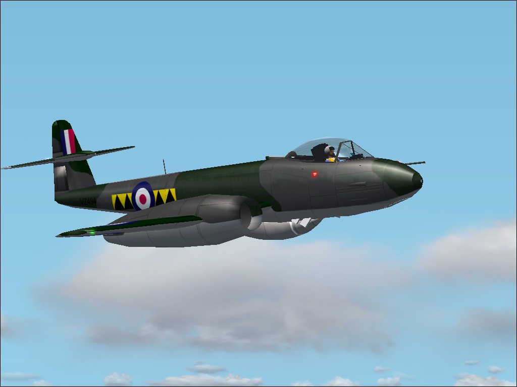 Fs2002 Aircraft: Gloster Meteor F Mk 8 Vz494 Of The Royal Air Force — 1