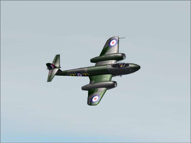 Fs2002 Aircraft: Gloster Meteor F Mk 8 Vz494 Of The Royal Air Force