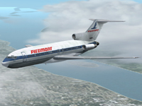 Fs2002 Captain Sim 727-100 Piedmont Repaint