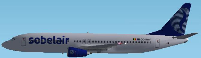 Fs2002 Sobelair Boeing 737-400 Registration Oo-Rmv