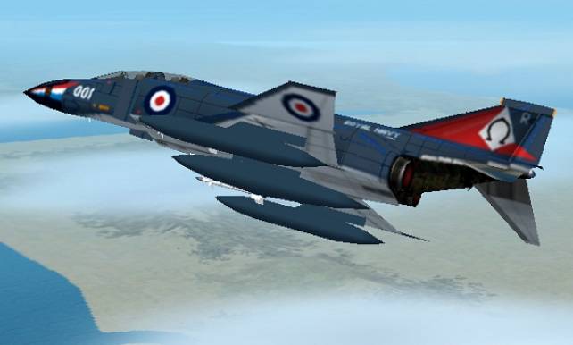 Fs2002 British Phantom Fg Mk.1 Mcdonnell Douglas F-4K Phantom Ii As Referred To As British