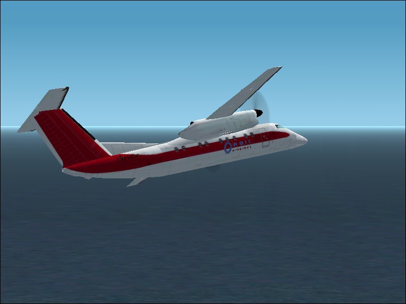 Fs2002 Orbit Airlines Express De Havilland Pro Dash 8 By: Derek S