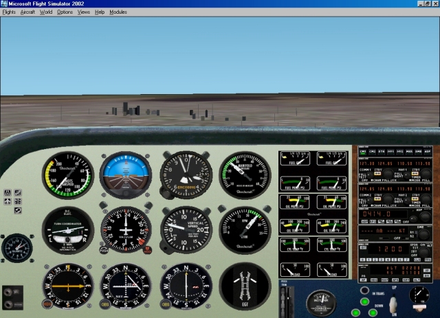 Fs2002 Beechcraft Duchess (Be-76) Panel
