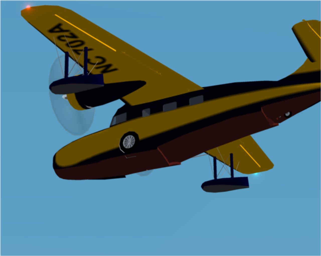 Fs2002-Grumman Goose G-21A Smithsonian These Are New Textures For Roger Gaylors Original R
