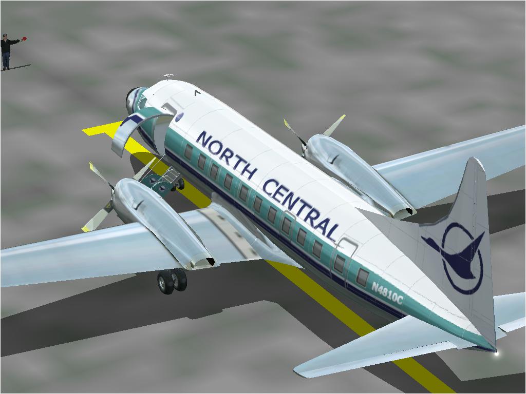 North Central Convair 580, For Fs2002 Only